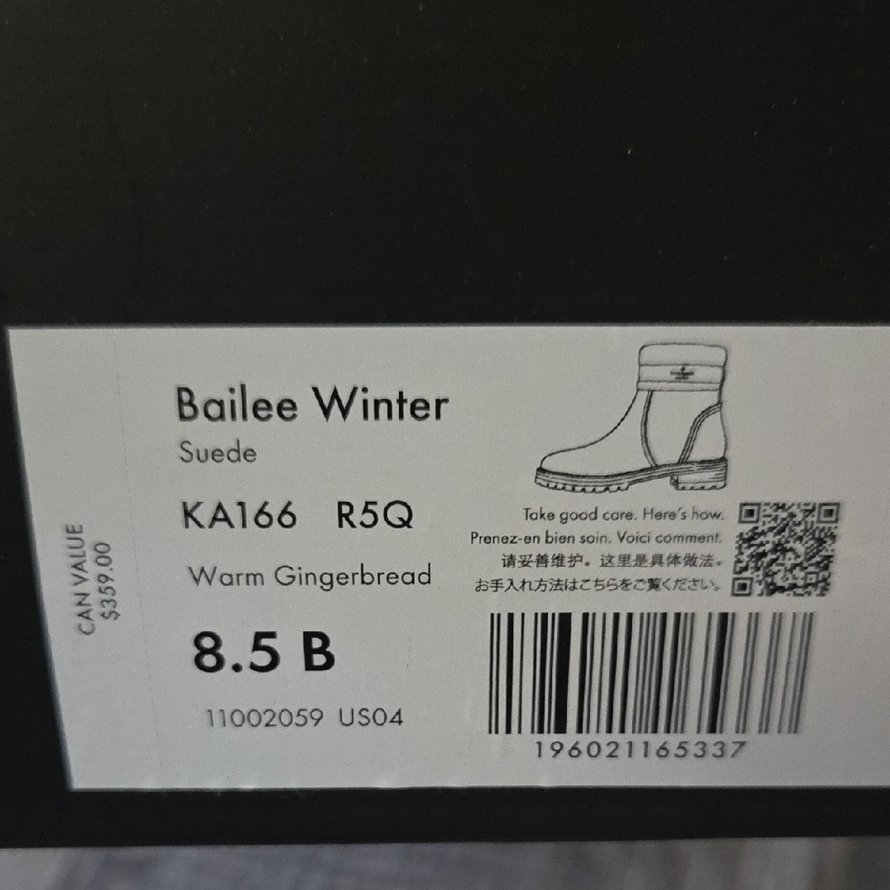 kate spade Brown Winter Boots with Cream Trim - Picture 2 of 5
